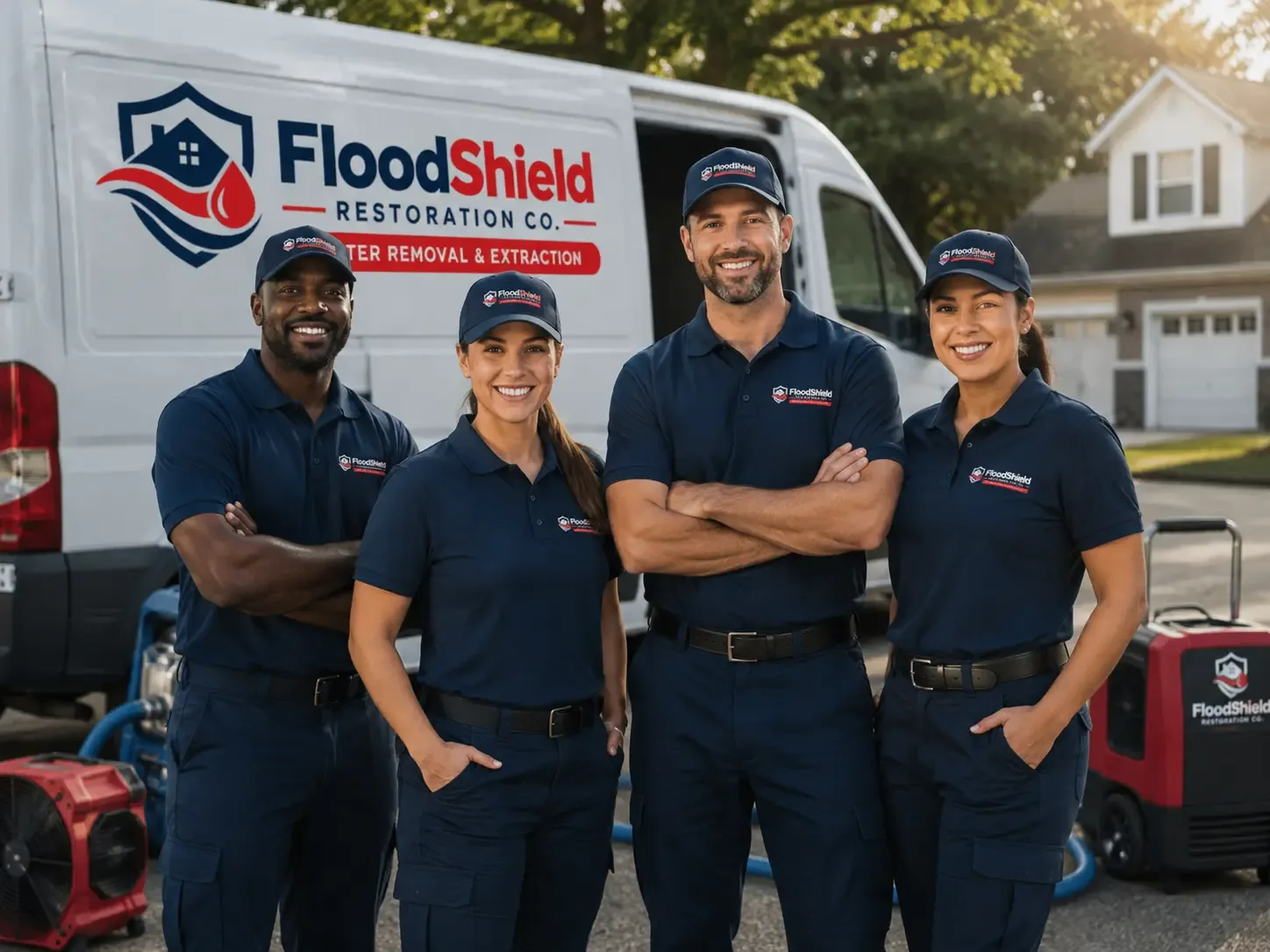 Flood Damage Restoration company in Roans Prairie, TX